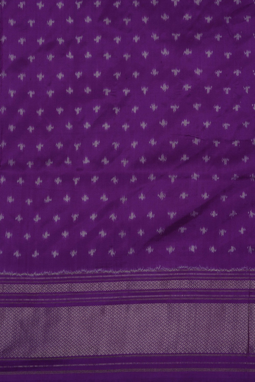 Image of Pochampally Ikat Silk Pink Saree